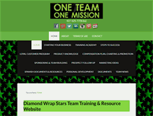 Tablet Screenshot of diamondwrapstarsteam.com